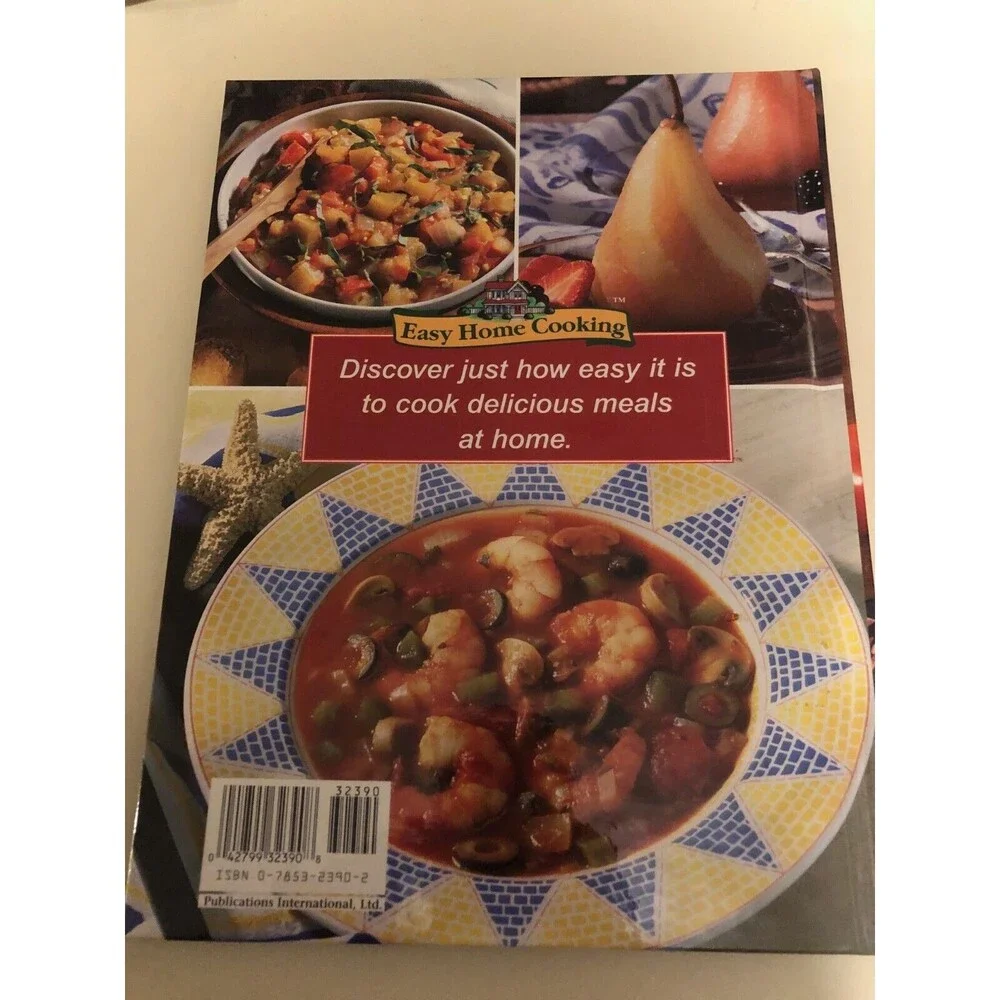 Easy Home Cooking Slow‎ Cooker Recipes Cookbook 1997 Color Hardcover